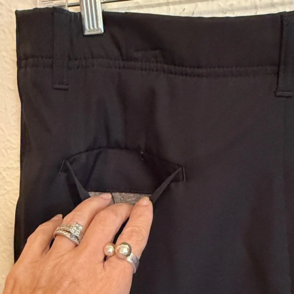 🏌️🏌️🏌️BOGOHO🏌️🏌️🏌️Men's Cool 18 Pro Black Cargo Golf Shorts-Size 34 - Picture 7 of 11